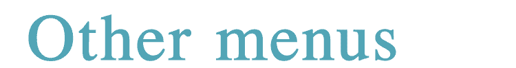 その他のメニュー