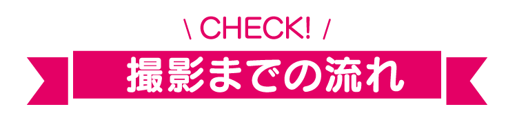 撮影までの流れ